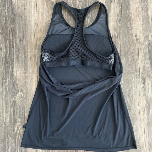 Lululemon Fit Physique Tank Black / Suited Print White Black Size 4 - Picture 2 of 15